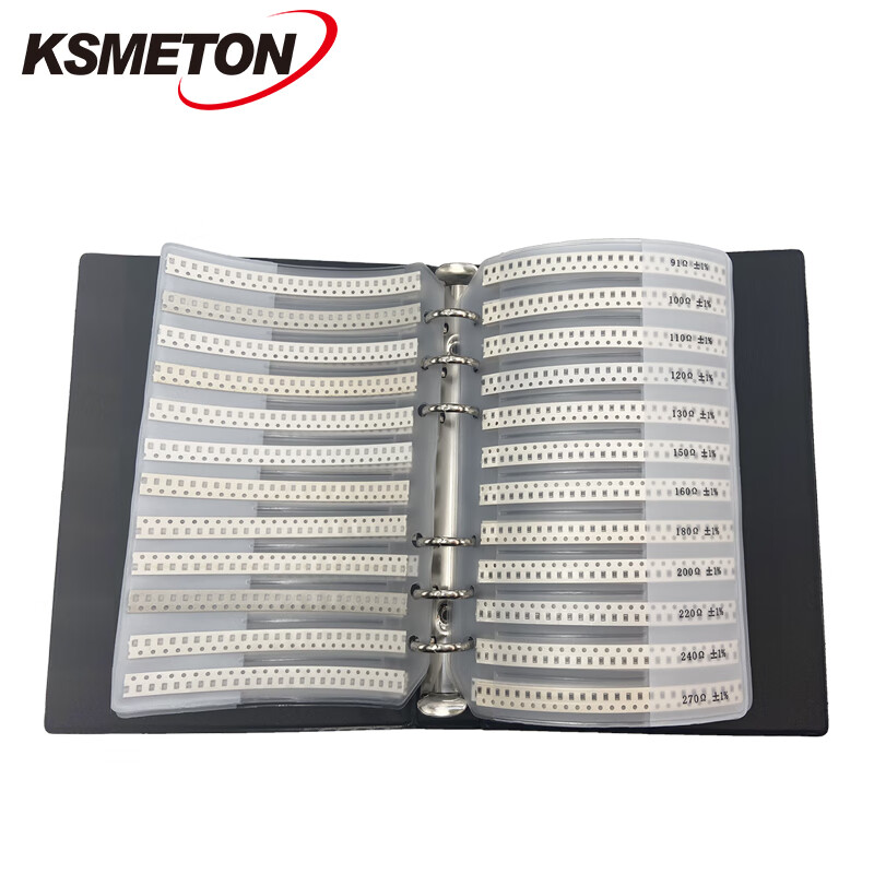 Capacitor Book SMD Capacitor Pack 0201 0402 0603 0805 1206 Capacitor Component Capacitor Component Sample Book 0805 Capacitor Book (50 each of 92 types)