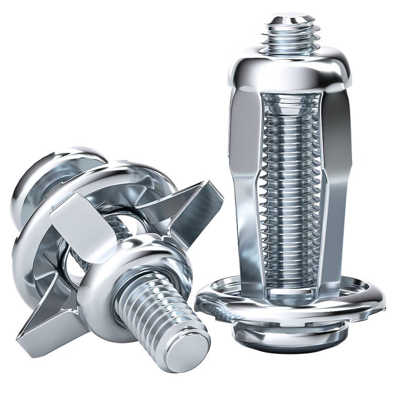 Wynn Shang petal nut expansion screw plastic plate hollow iron car fixing m5 (10 mm drilling) (10 pcs)