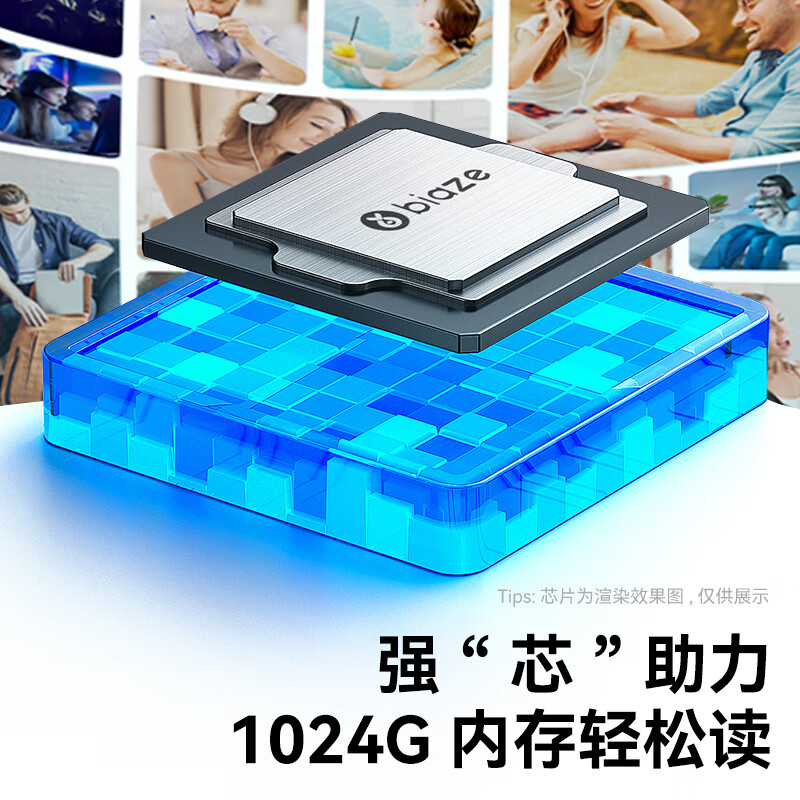 Biaz Apple mobile phone card reader USB interface memory card camera iPhone external TF memory card Lightning plug-in card otg adapter four-in-one transmission conversion