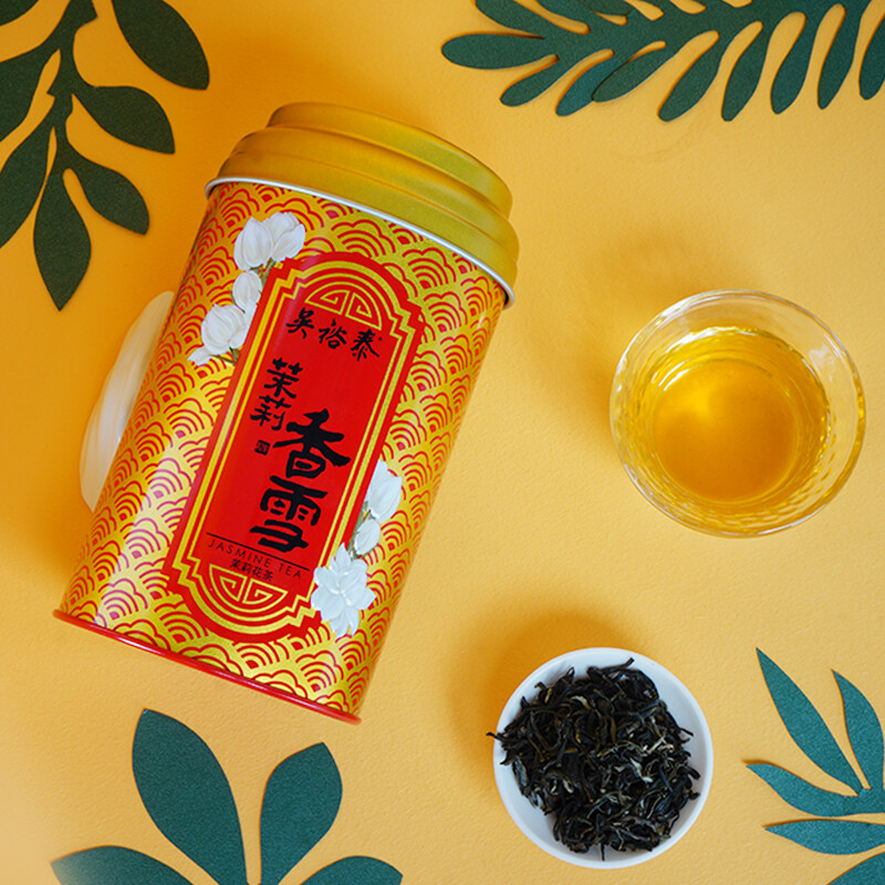 Wu Yutai Jasmine Tea Jasmine Fragrance Special 80g Seven-scented High Buds Canned
