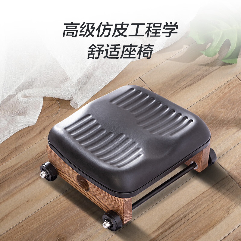 Boluo rowing machine, uniform large resistance, noise reduction, black technology, foldable smart water resistance, home aerobic fitness equipment, red oak foldable Z01 16-blade energy-concentrated paddle