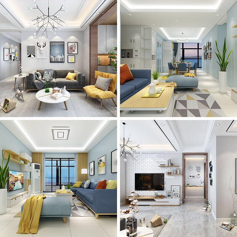 Chuangyi Decoration Jingdong Selection Decoration Company Full Package Renovation Design Service Home Decoration Simple Modern Style Whole House Decoration