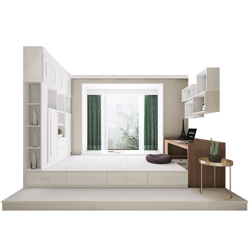 Shangpin Home Delivery Tatami Bed Customization Modern Simple Multifunctional Bed Storage Can Be Matched With Mattress Full House Customization of Furniture Deposit (Non-Commodity Price)