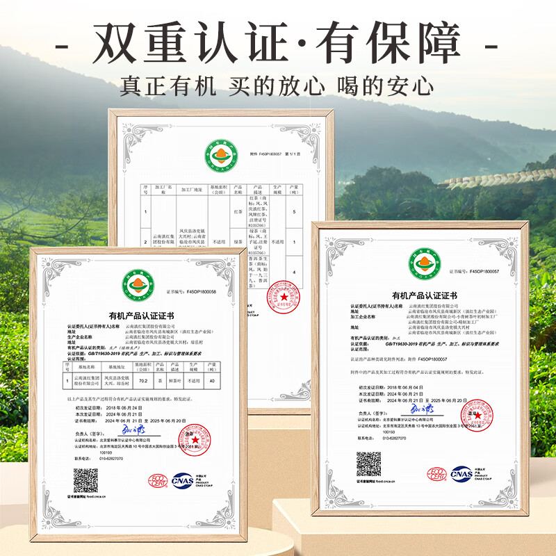 Feng Brand Black Tea Organic Classic 58 Platinum Premium 58 Fengqing Dianhong Special Grade 100g Canned Tea