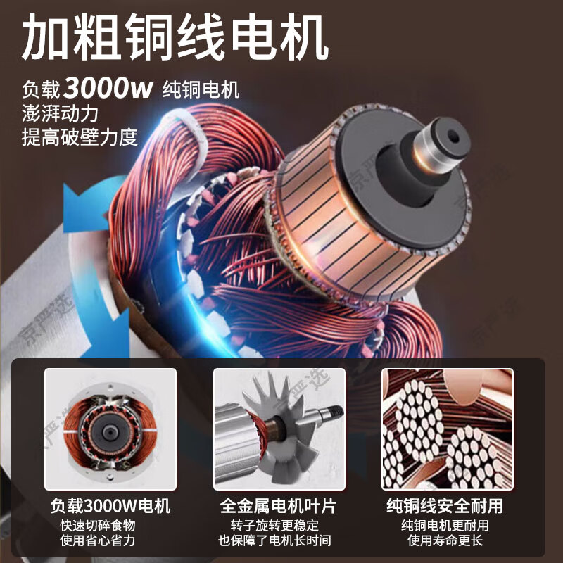 Jingyan grinder ultra-fine grinder commercial high-power grinder Chinese medicine multi-function grinder large-capacity crusher 800a 304 stainless steel pure copper motor