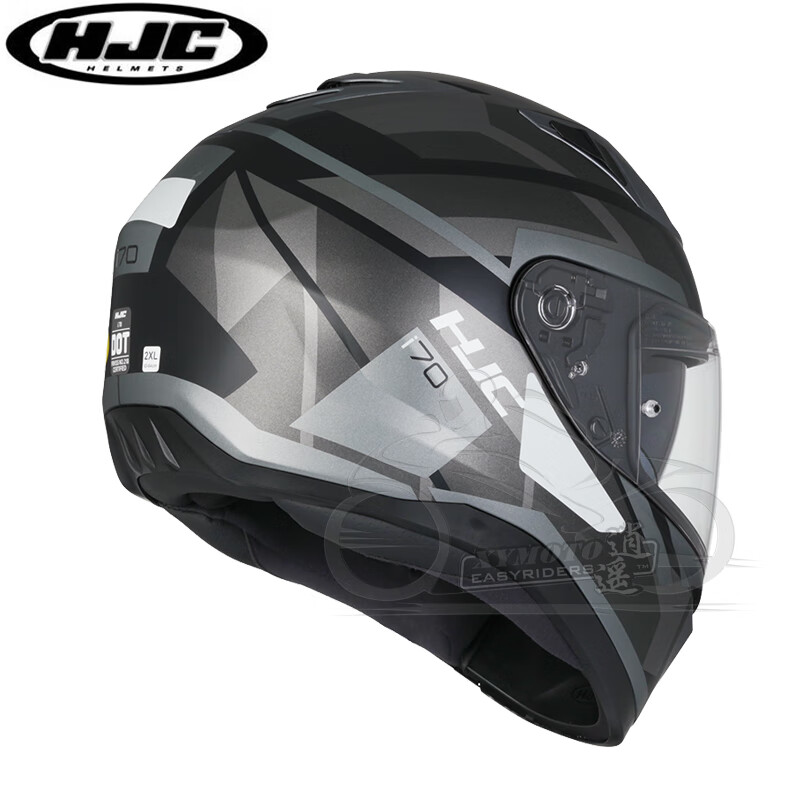 HJC motorcycle helmet men's and women's double lens full helmet breathable all-season motorcycle racing 3C safety helmet sharp four-star I70 elim-mc5sf L (recommended 55-57)