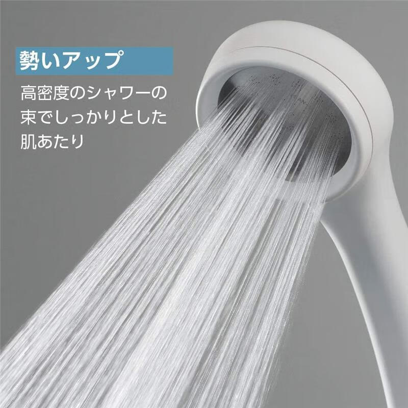 SANEI Japanese original Sanei Sanei fine water shower handheld pressurized water-saving shower head 50% water saving rate simple design PS310-80XA-WA2 simple model white