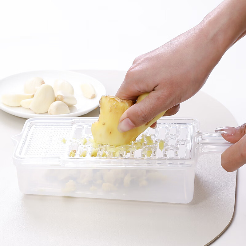 KOKUBO Japan imported mud grinder, vegetable grinder, fruit grinder, children's food supplement grinder, ginger and garlic grinder, transparent color 1 piece