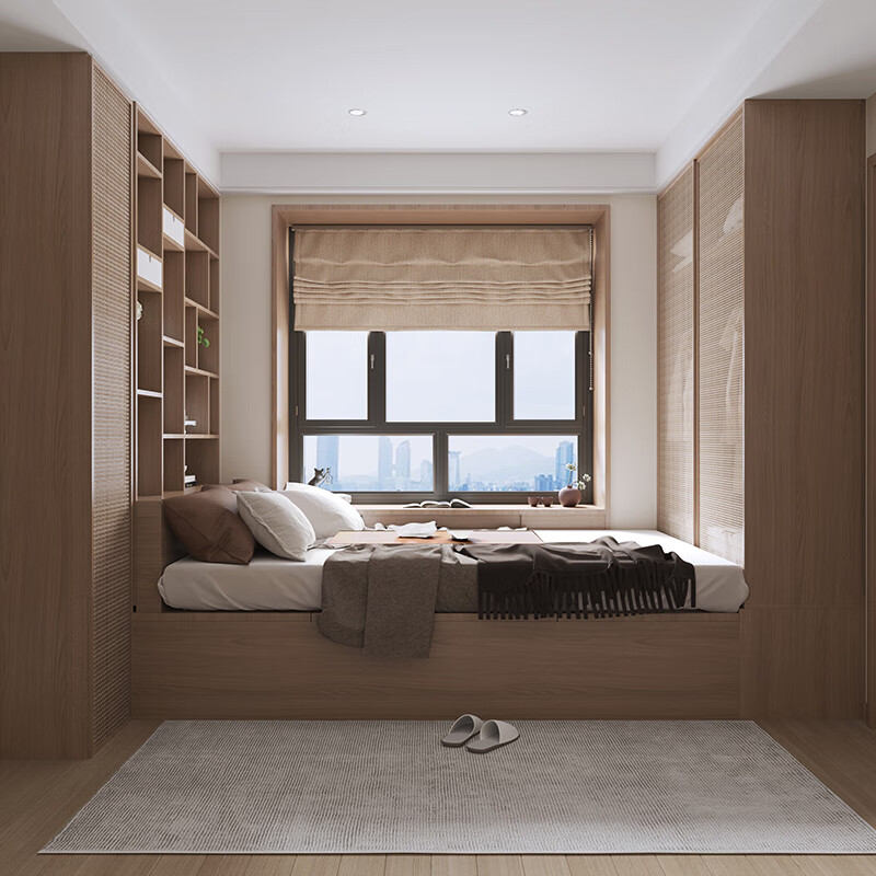 Bunny whole house customized tatami bed combination wardrobe whole house customized all-in-one children's room customized partition tatami customized gold
