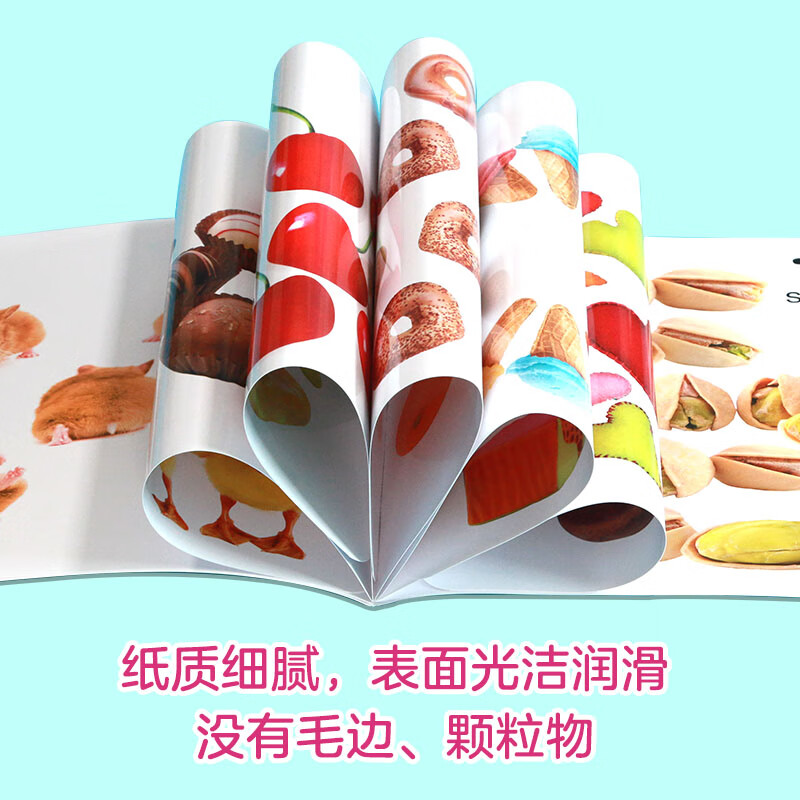 Baby Cognition Complete Book, 6 volumes, 0-3 year olds, enlightenment cognitive cards that cannot be torn, flip through educational picture books, object recognition cards, English bilingual preschool readings, baby books that are not afraid of tearing