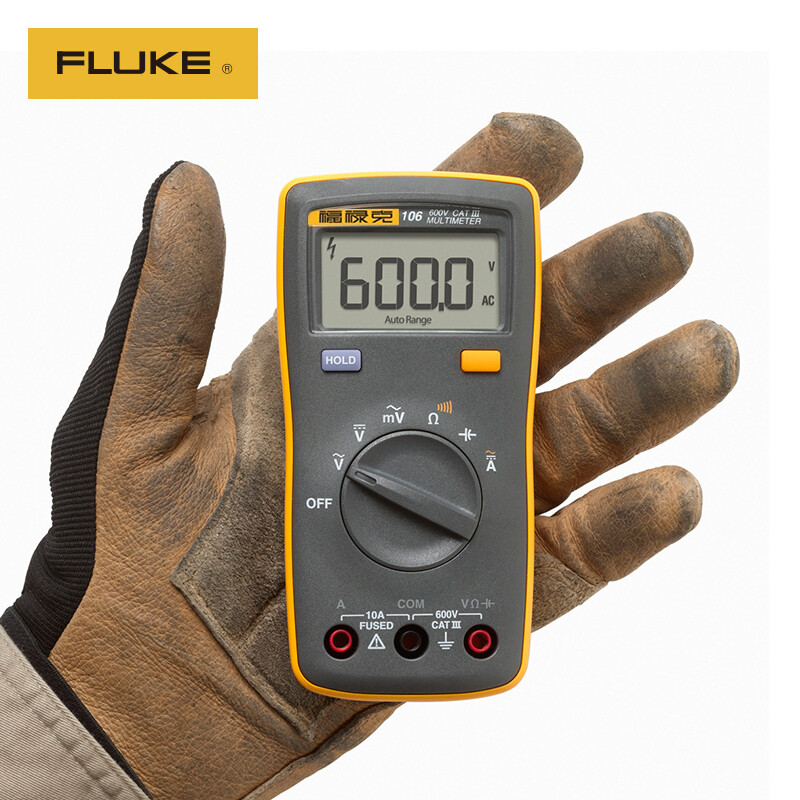 FLUKE F106 handheld digital multimeter, high-precision electrical meter, multimeter, multimeter, voltage and current meter