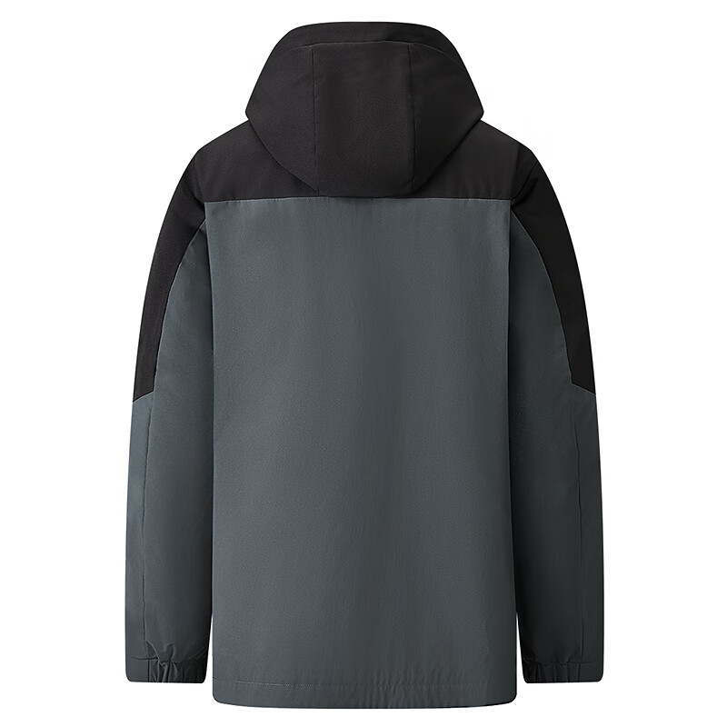 Dances with Wolves Three Defense Autumn and Winter Urban Light Outdoor Versatile Jacket Men's Hooded Jacket 211 Gray Green 175