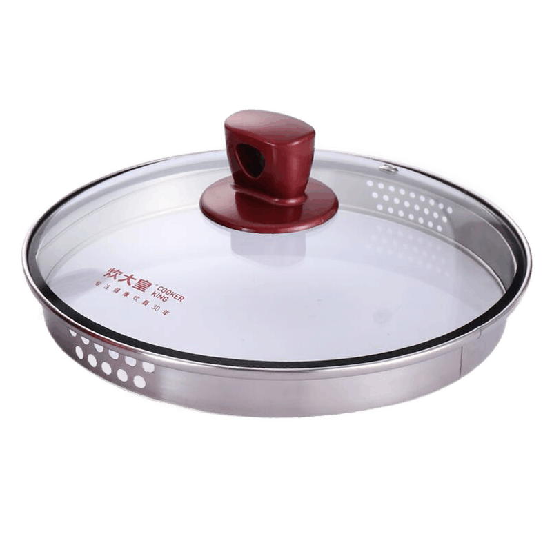 Cuidahuang Yicai Milk Pot Visible Lid Tempered Glass 16cm 18cm 22cm 16CM Lid Please inquire to place an order 22cm