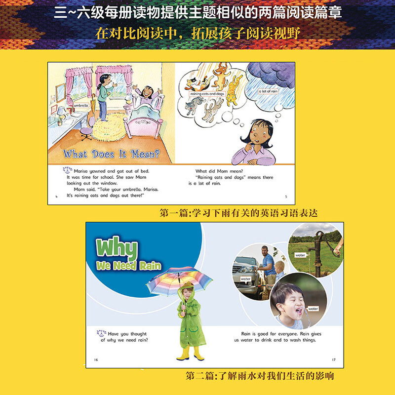 National Geographic Learning English Graded Readings Level 3 (set of 15 volumes in total, click-to-read version with QR code audio)