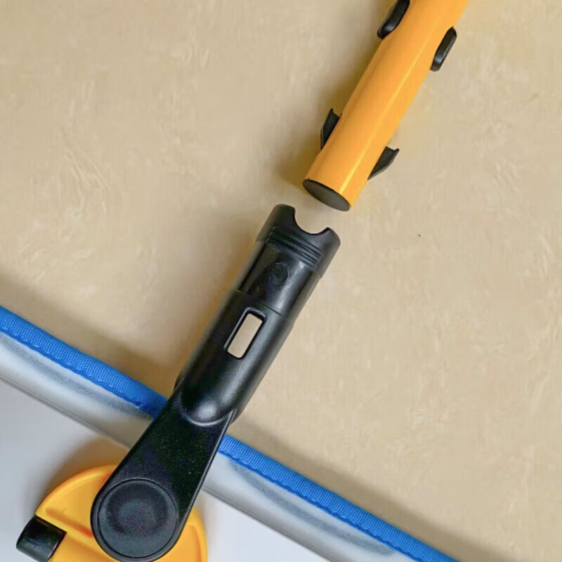 Rubbermaid flat mop set 18-inch flat mop set microfiber inlet aluminum mop dry and wet dual-use lazy mop artifact 18-inch set includes a mop - blue