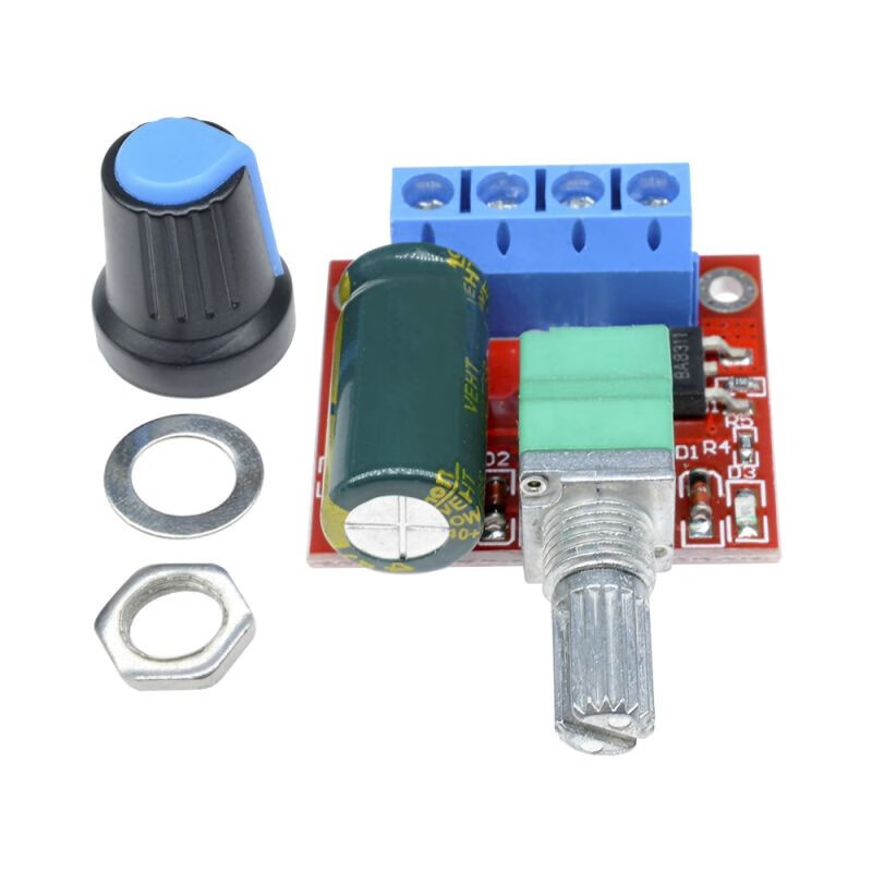 PWM DC motor speed regulator 5V-35V speed switch board 5A switch LED dimmer speed regulator module red