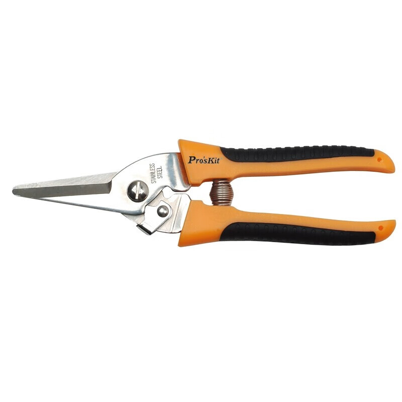 Baogong (Pro sKit) 8PK-SR007 electrician multi-purpose scissors stainless steel sharp scissors can cut copper wire, leather, fishing net, flower branches 8PK-SR007