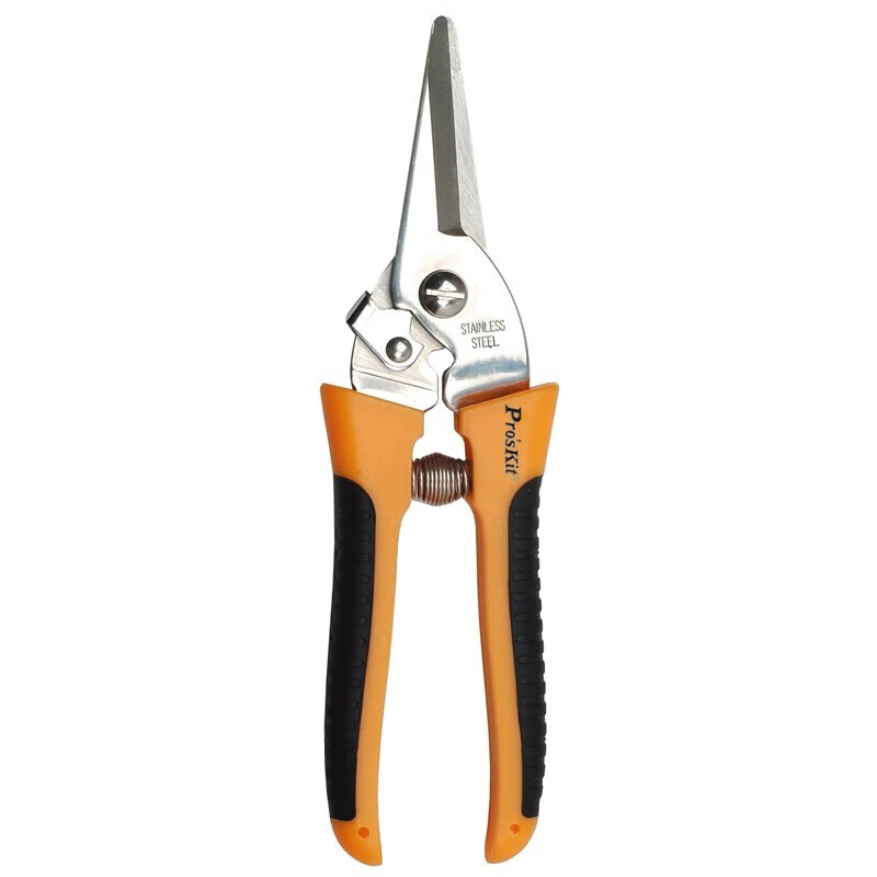 Baogong (Pro sKit) 8PK-SR007 electrician multi-purpose scissors stainless steel sharp scissors can cut copper wire, leather, fishing net, flower branches 8PK-SR007