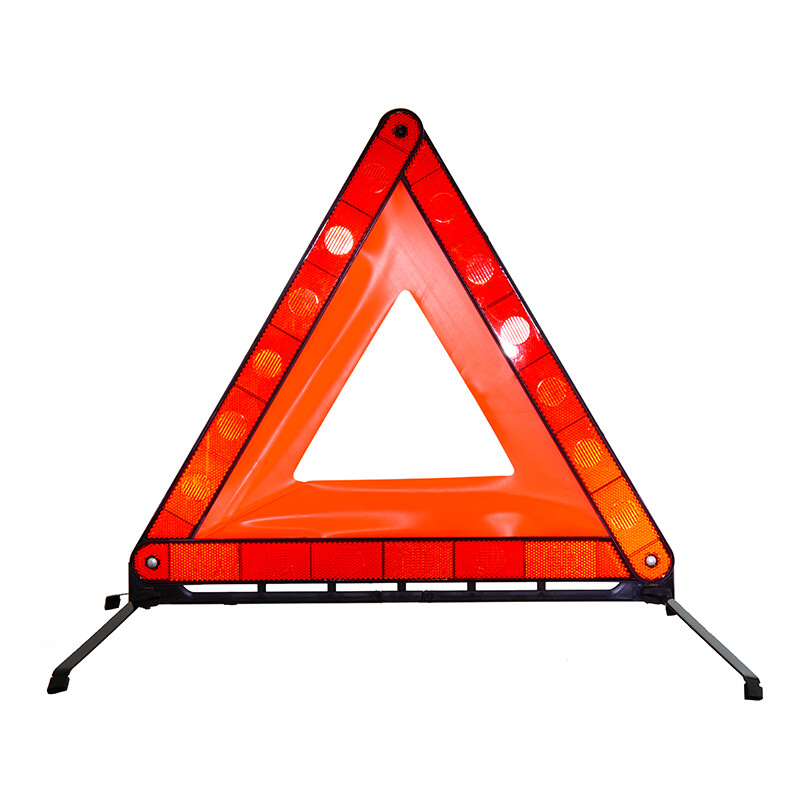 Shenlong car triangle warning sign, national standard car reflective tripod, dangerous failure safety parking warning sign