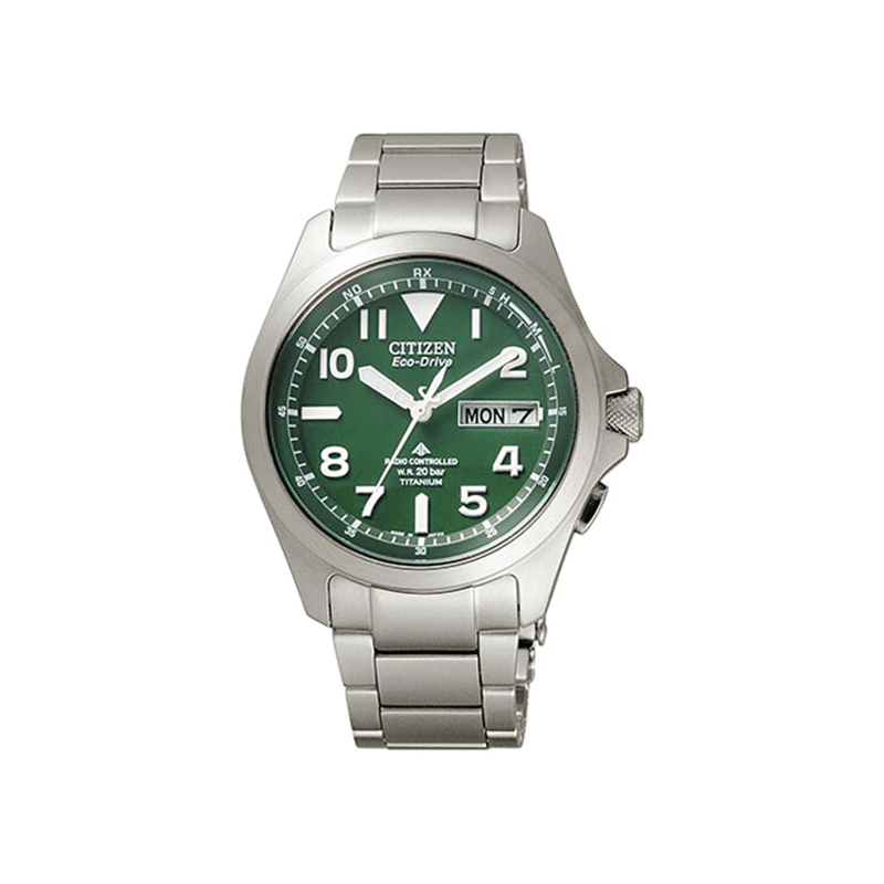 CITIZEN Titanium Alloy Sapphire Watch Eco-Drive Radio Men's Watch PMD56 Gift for Boyfriend and Father Direct Mail from Japan PMD56-2951