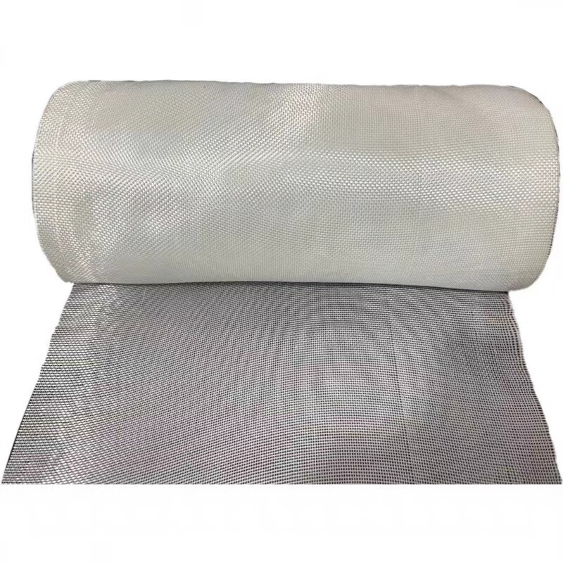 High temperature resistant and anti-corrosion glass fiber cloth, flame retardant and insulating fiberglass cloth, crack-resistant roof waterproofing fiber tape, pipe anti-corrosion special width 44cm* length 50 meters/roll