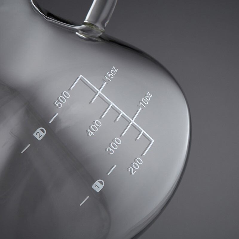 Mesni glass coffee pot with filter coffee set stainless steel drip filter cup filter paper free home use with scale hourglass pot 820ml