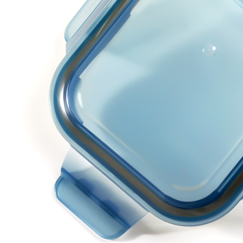 Leweishi high boron glass lunch box, microwaveable lunch box, lunch box, refrigerator lunch box, Lexian integrated lid, 400ml, small size