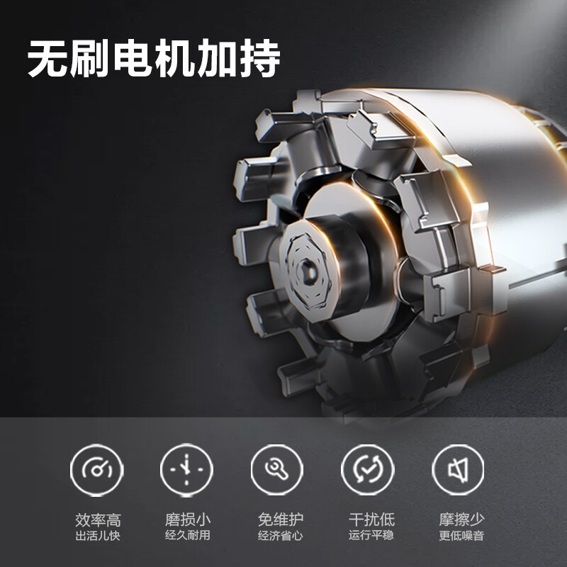 Vickers 20V lithium battery car vacuum cleaner WU035.9 (bare metal) car household rechargeable