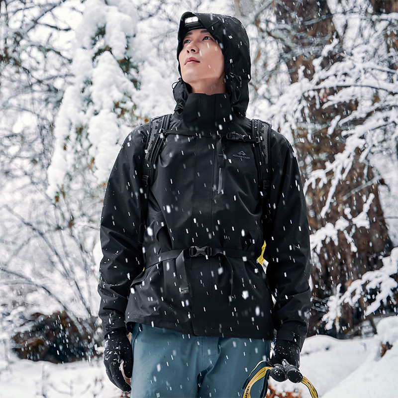 Pathfinder three-in-one jacket men's outdoor hiking and mountaineering clothing spring and autumn fleece jacket women's waterproof jacket jacket couple tops