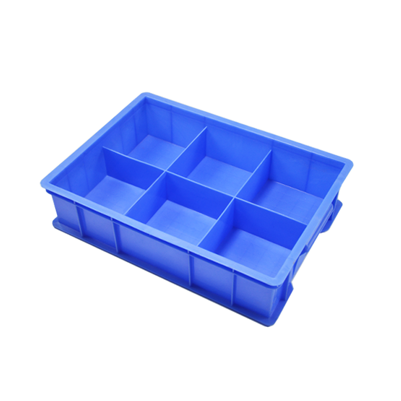 Heyi Plastic Plastic Hardware Box Parts Box Fixed Compartment Box Classification Storage Box Divided Turnover Box Screw Accessory Tool Box 2 Grids 3 Grids 4 Grids 6 Grids 8 Grids Blue Medium Lid (2 Medium Size Applicable)