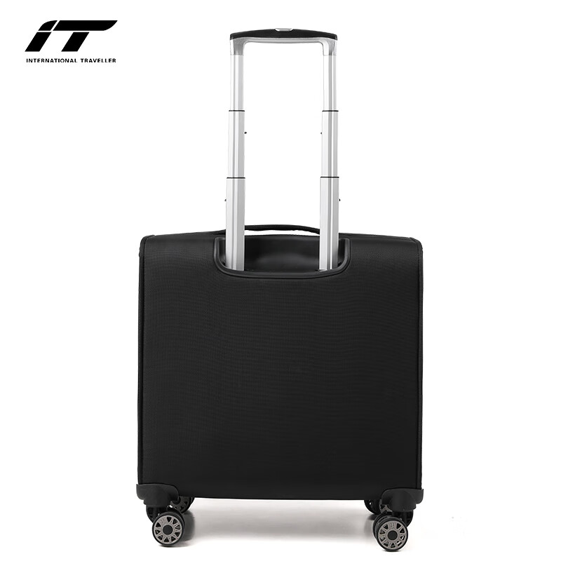 INTERNATIONAL TRAVELLER British IT trolley case high-end business caster suitcase aviation boarding case 18 inches 2201 black