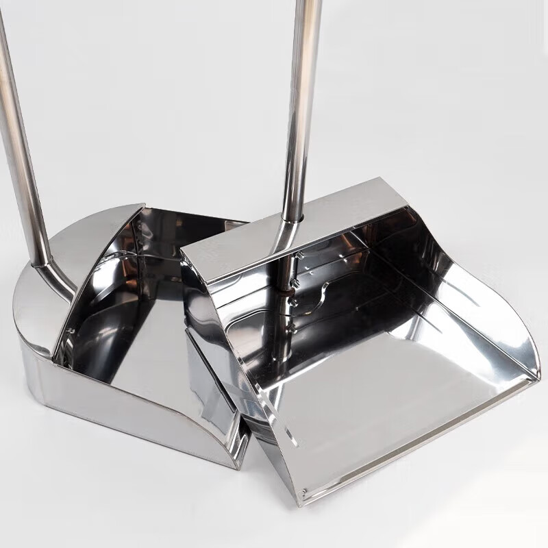 Jinshiluo KT-296 stainless steel dustpan garbage shovel sanitary bucket cleaning tools sweeping bucket cleaning supplies large size A