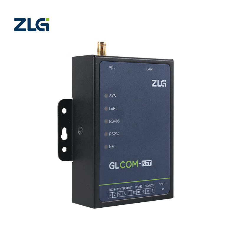 ZLG Zhiyuan Electronics Intelligent LoRa data collection data communication wireless gateway wireless terminal equipment GLCOM-NET