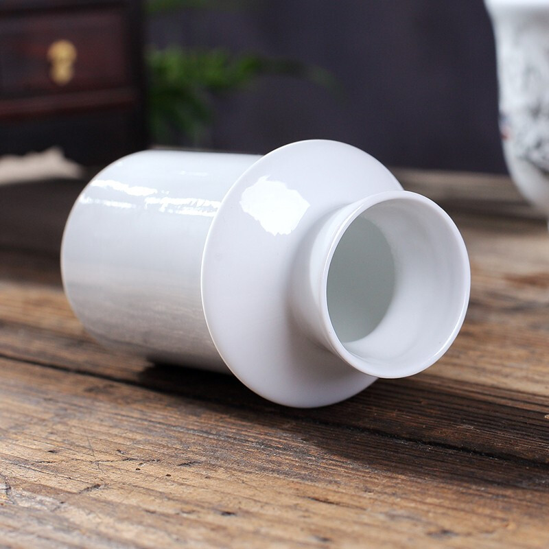 Jiulou Pavilion Jingdezhen blue and white ceramic wine warmer Chinese style ancient household old-fashioned wine scalding device wine warmer set 2 liang Snow scene 2 liang standard