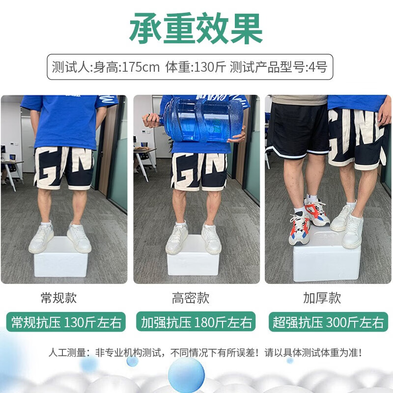 Thickened and large-sized high-density postal foam box express special insulated box commercial stall vegetable fresh fruit refrigerated frozen fresh-keeping box carton reference 2-3 catties package 7 No. 10 thickened version