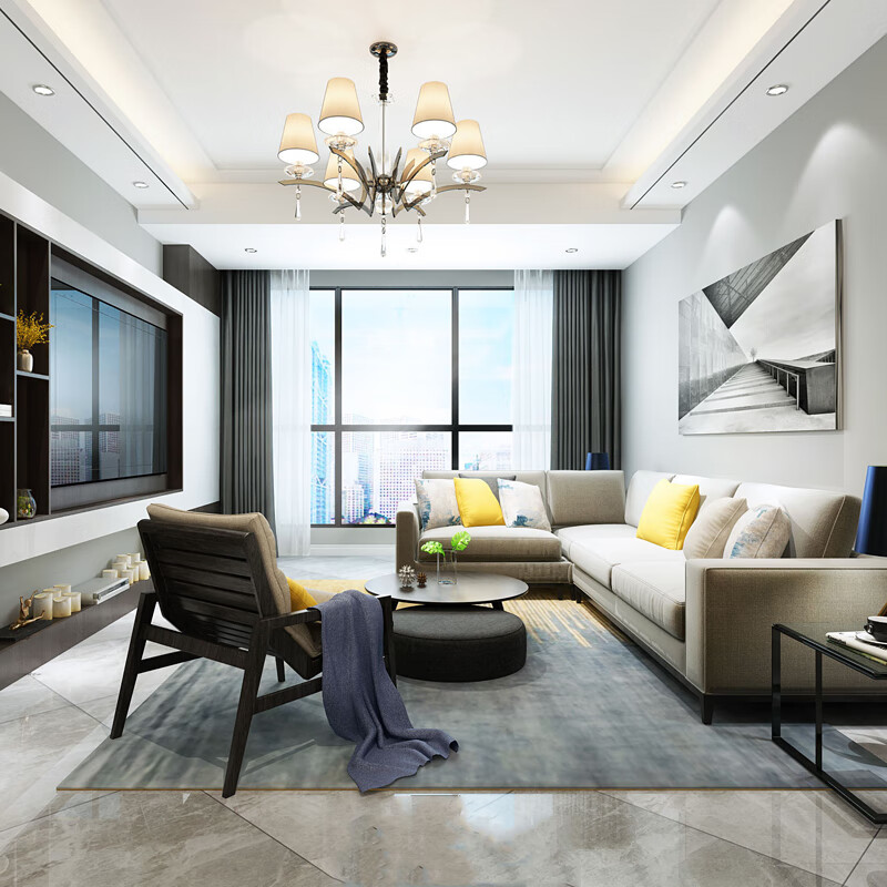 Chuangyi Decoration Jingdong Selection Decoration Company Full Package Renovation Design Service Home Decoration Simple Modern Style Whole House Decoration