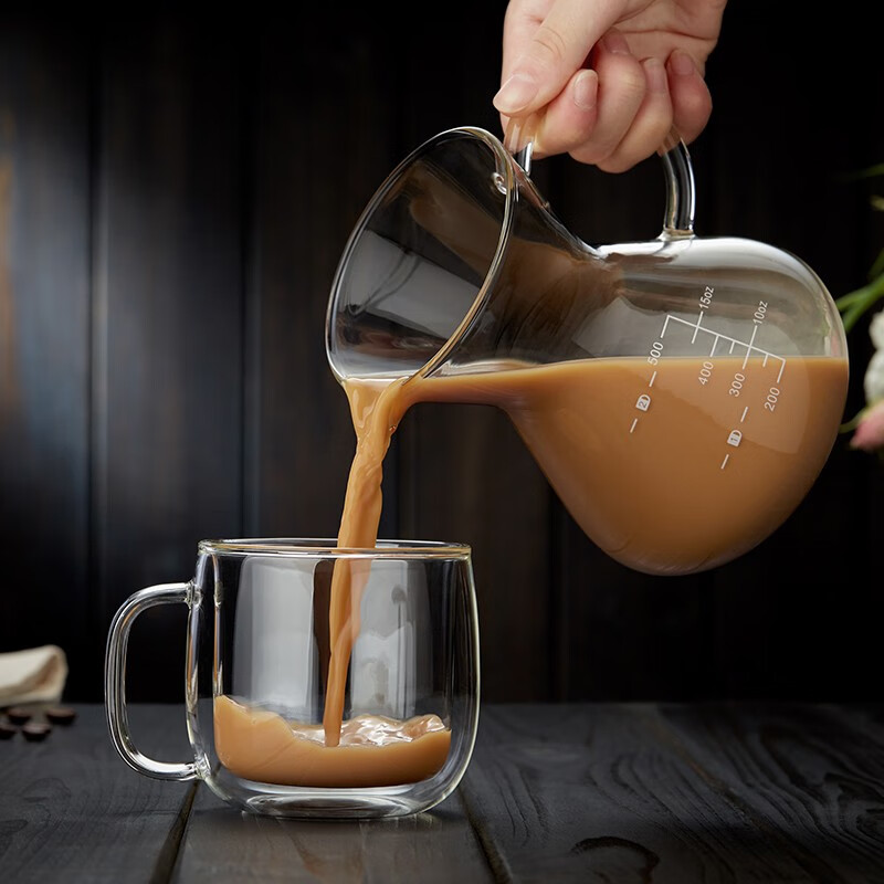 Mesni glass coffee pot with filter coffee set stainless steel drip filter cup filter paper free home use with scale hourglass pot 820ml