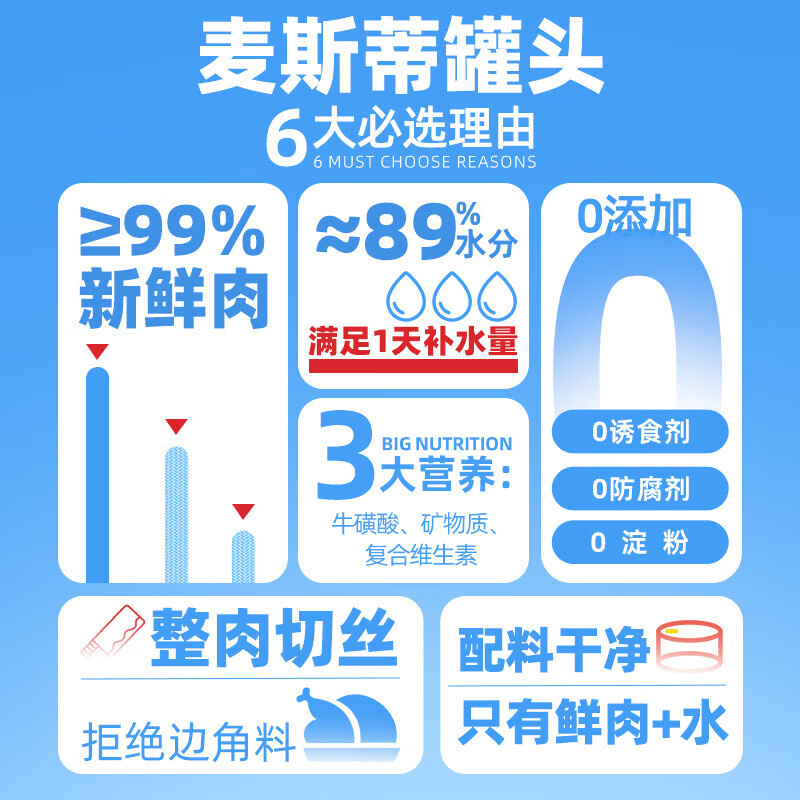 Maxi Pet Cat Snacks Fresh Shredded Chicken Cat Canned Vitamin Soup Replenishing Kitten Nutrition 85g*24 Cans