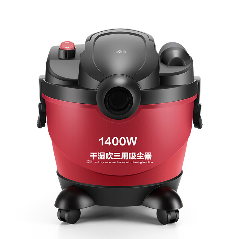 Puppy bucket vacuum cleaner household high-power super suction dry and wet blowing all-in-one multifunctional 15L large capacity vacuum cleaner D-809 industrial vacuum cleaner