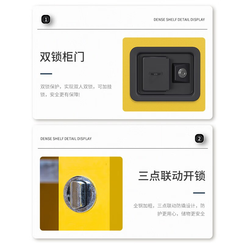 KINKOCCL industrial explosion-proof cabinet chemical safety cabinet storage cabinet fire-proof hazardous chemicals storage cabinet weak acid and weak alkali cabinet flammable and explosive dangerous goods cabinet 4-gallon yellow