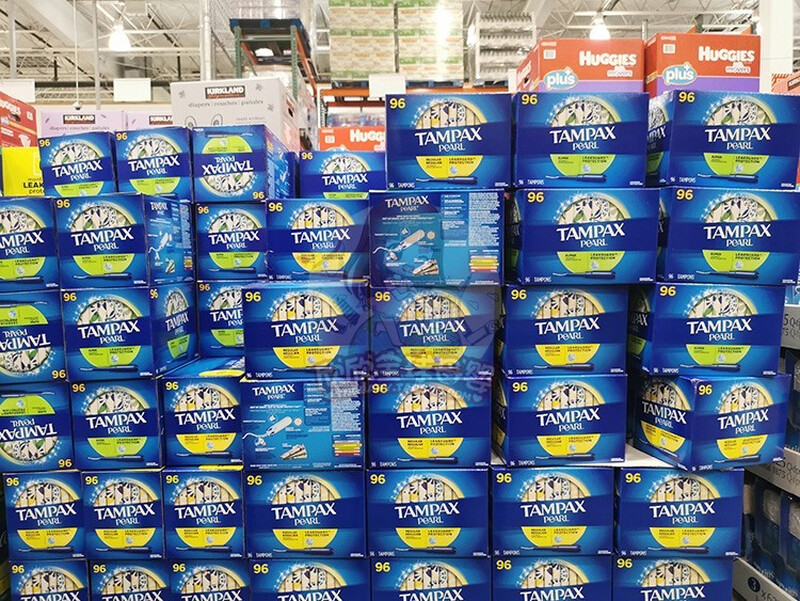 Danbis Canadian purchase of Danbis Tampax easy-to-push long/short catheter tampons with built-in sanitary napkins L size small 1 flow 18 pieces