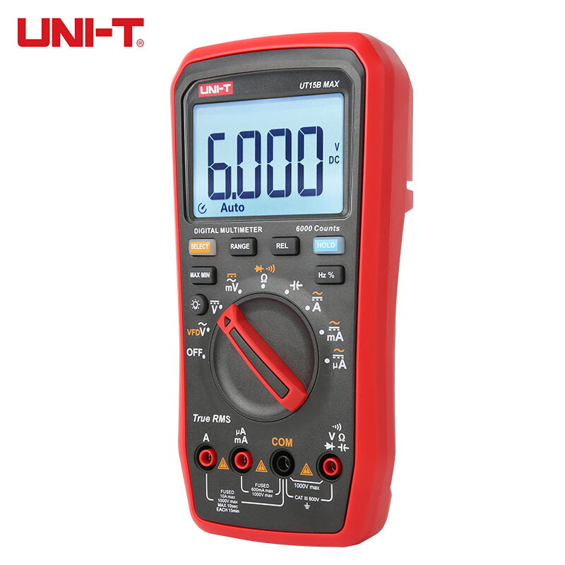 Uni-T UT15B MAX true effective value digital multimeter intelligent anti-burn electrician repair multimeter home/station
