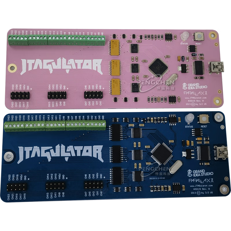 Open source hardware debugger ARMSWDUARTOCD logic analysis instrument burning JTAGulator (pink version includes VAT stamps)