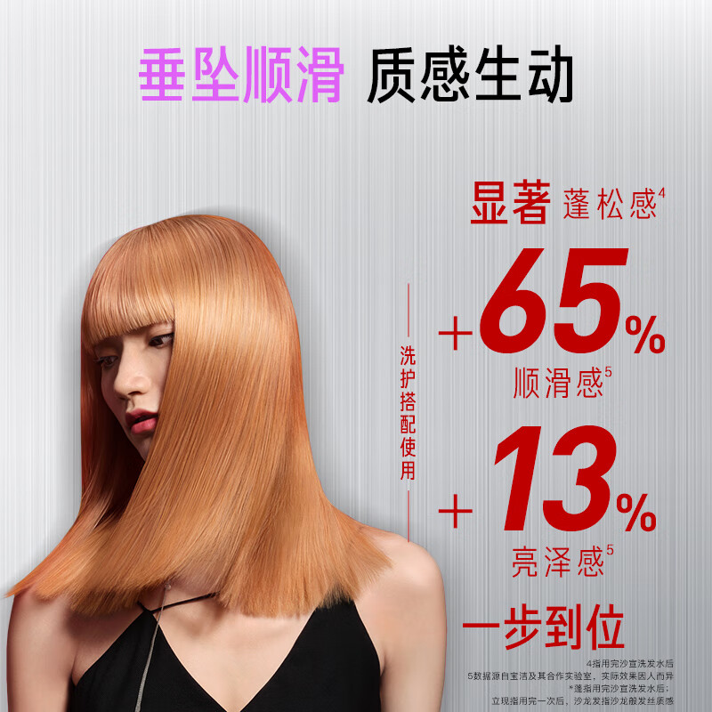 Sassoon Big Red Bottle Drape Texture Conditioner 750g Smoothes Frizzy Hair Care Smooth Fragrance Smooth Conditioner for Men and Women