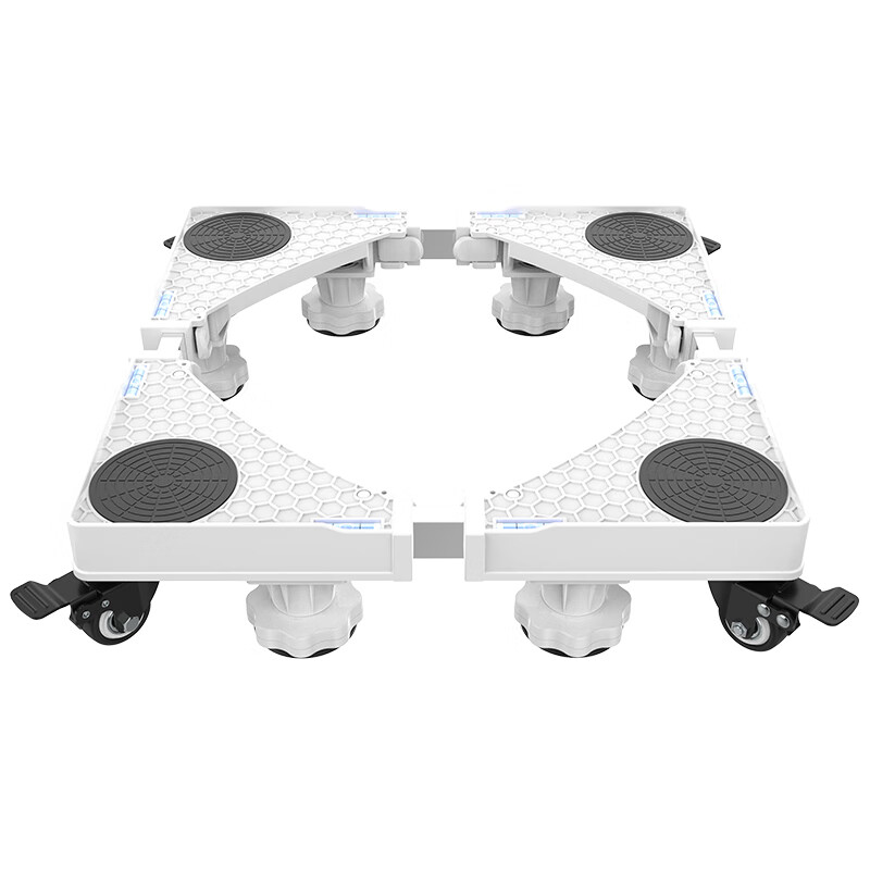 MS washing machine base refrigerator base rack Haier washing machine bracket elevated drum washing machine bracket mobile rack washing machine rack 8 columns 4 wheels XDHC-04