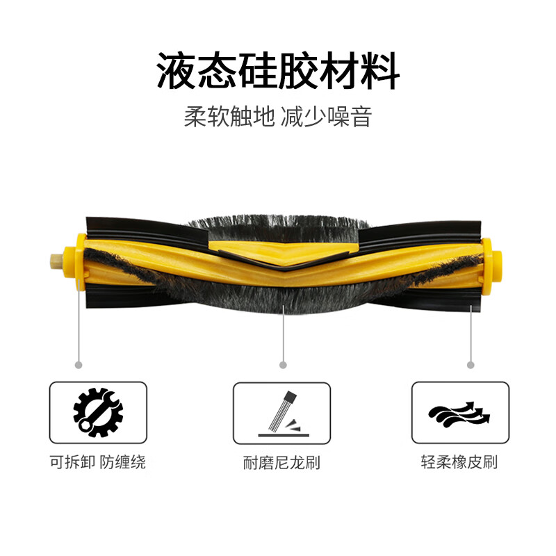 Water wizard is suitable for Ecovacs t5max accessories sweeping robot T8 roller brush n5 n8 t9 dj65 n8pro mop dust bag rag holder consumables water tank battery roller brush*1+filter*3+side brush*6