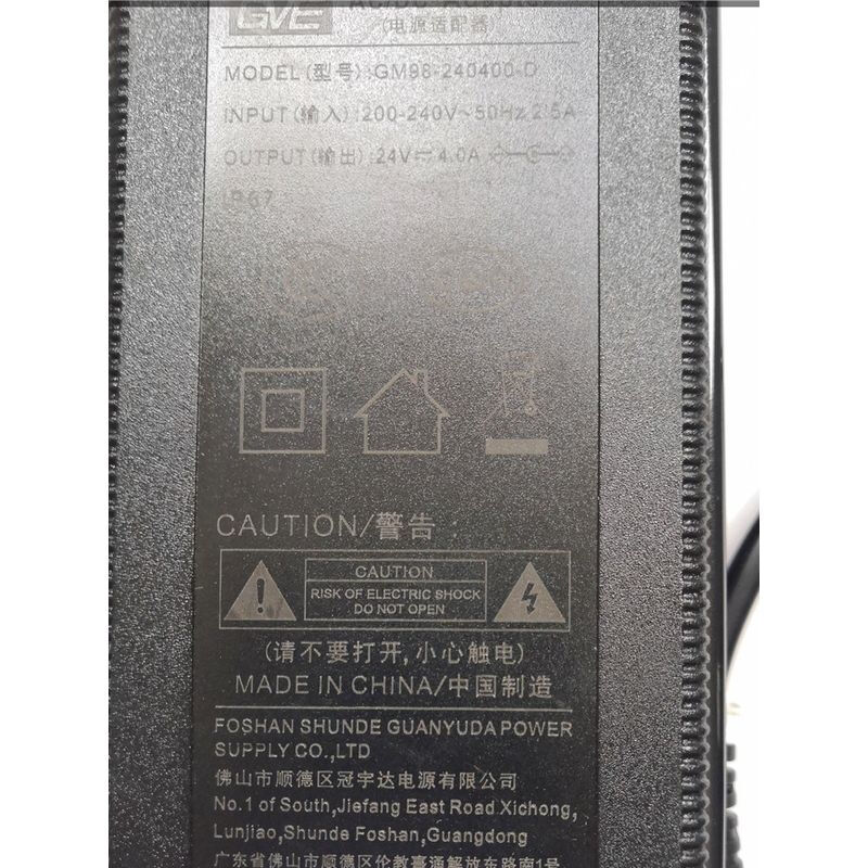 Customized for GVE Angel water purifier 24V4A power adapter power cord GM98-240400-D original GM80 Angel