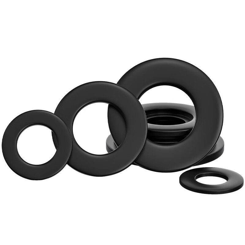 Tianzhuo Hardware black 8.8 level flat washer GB97 flat washer metal enlarged thickened screw round meson MM2M3M4-M45 M64*115*10-1 black