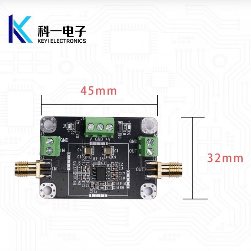 Fourth-order active low-pass filter module RC filter sensor signal filter can be customized within 1MHz 3.4KHz