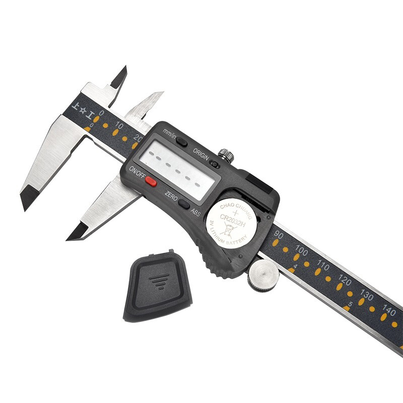 Shanggong origin type electronic digital caliper 0-200mm graduation value 0.01 absolute origin type vernier caliper stainless steel high precision